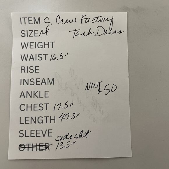 J.Crew Midi Tank Dress Women Size M Animal Print Cotton Scoop Neck Side Slit NEW - Picture 9 of 9